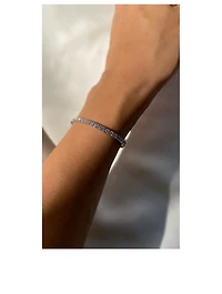 Francine White Gold Vermeil Tennis Bracelet