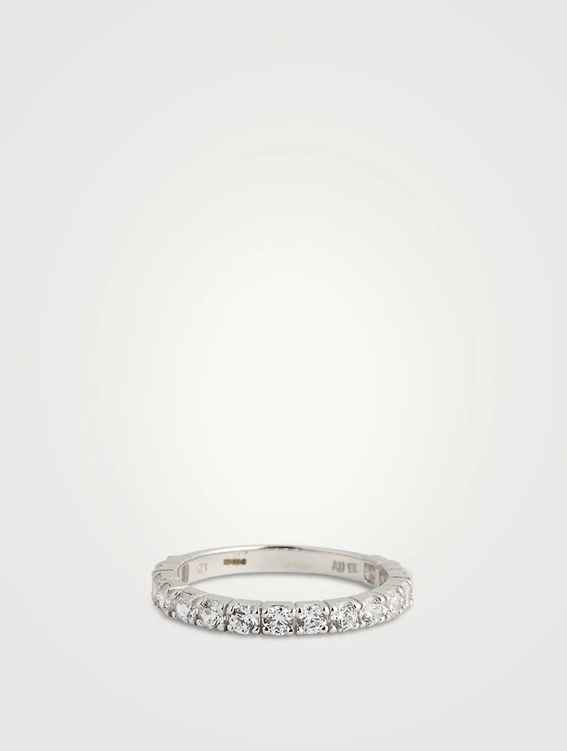 Raina 9K White Gold Eternity Ring