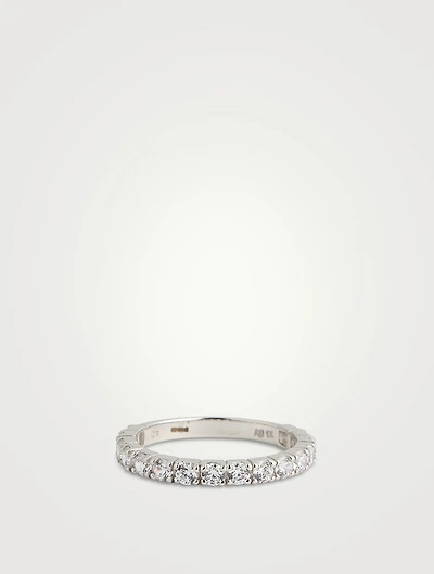 Raina 9K White Gold Eternity Ring