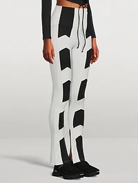 Arrow Split-Front Leggings