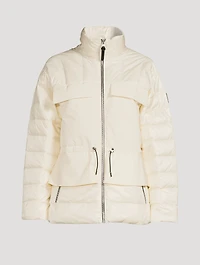 Heidee E3-Lite Mixed-Media Field Jacket With Peplum