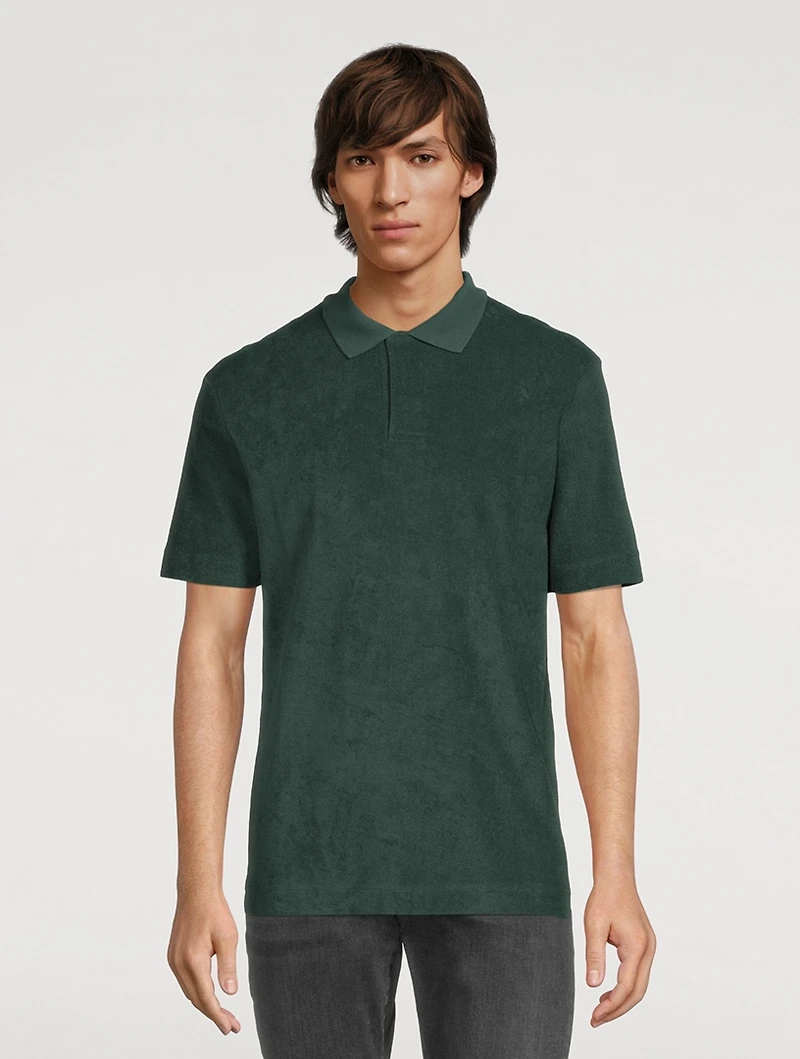 Towelling Polo Shirt
