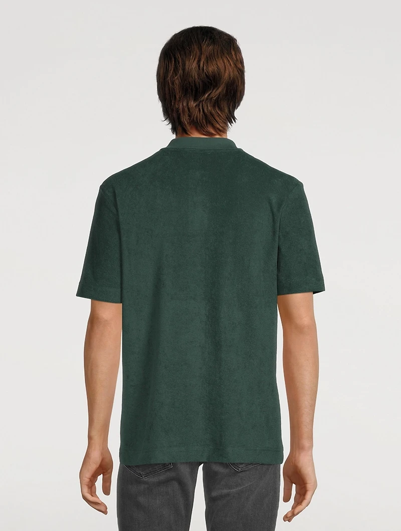 Towelling Polo Shirt