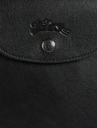 Small Le Pliage Cuir Top Handle Bag