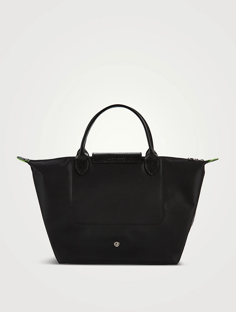 Medium Le Pliage Green Top Handle Bag