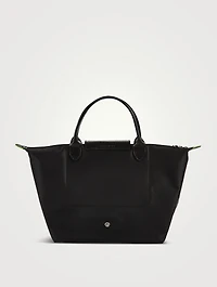 Medium Le Pliage Green Top Handle Bag
