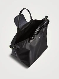 Medium Le Pliage Green Top Handle Bag