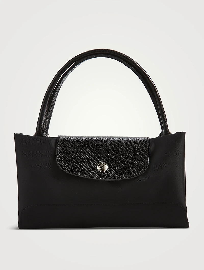 Medium Le Pliage Green Top Handle Bag