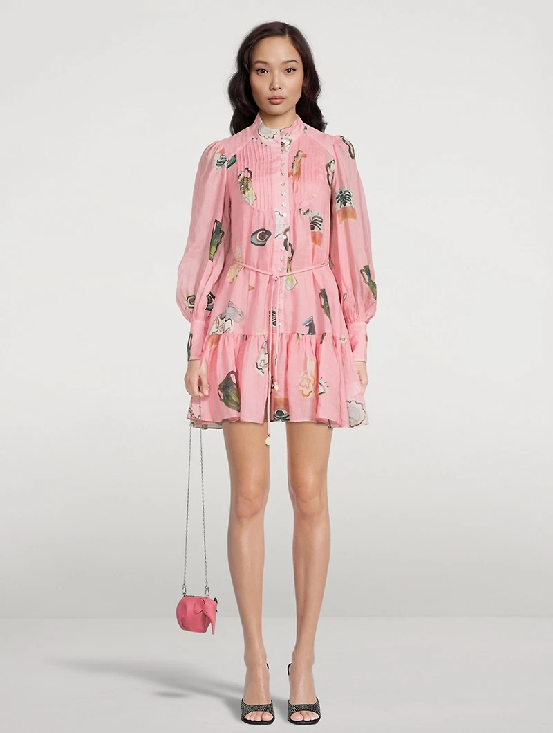 Cleo Smocked Mini Dress