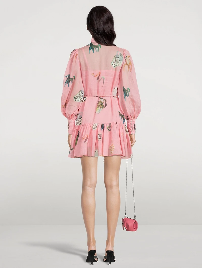 Cleo Smocked Mini Dress