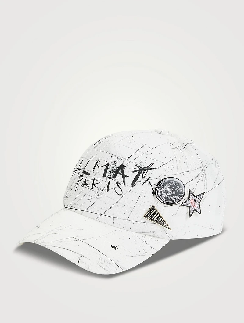 Baseball Cap With Pins