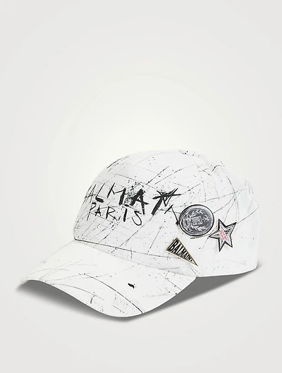 Baseball Cap With Pins