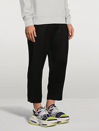 B-Bold Leather Neoprene And Mesh Sneakers