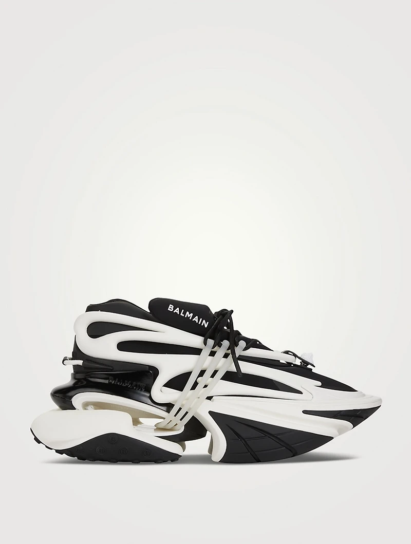 Unicorn Neoprene And Leather Sneakers