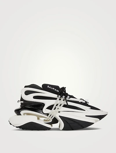 Unicorn Neoprene And Leather Sneakers