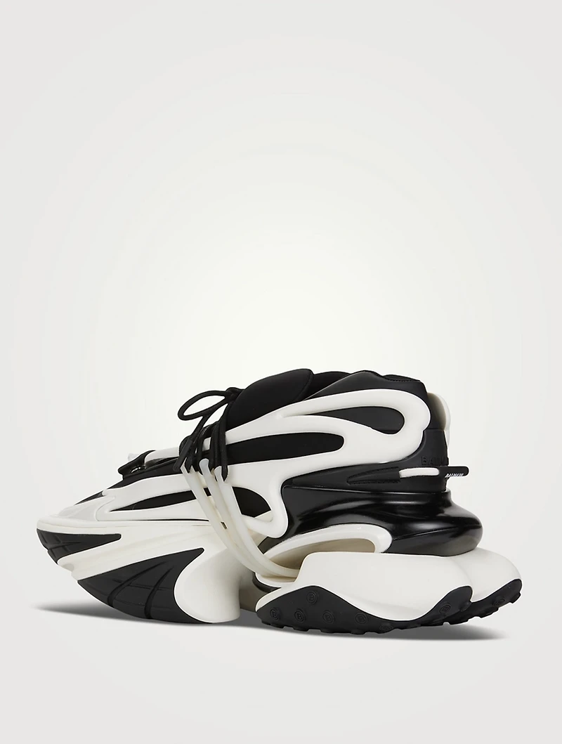 Unicorn Neoprene And Leather Sneakers