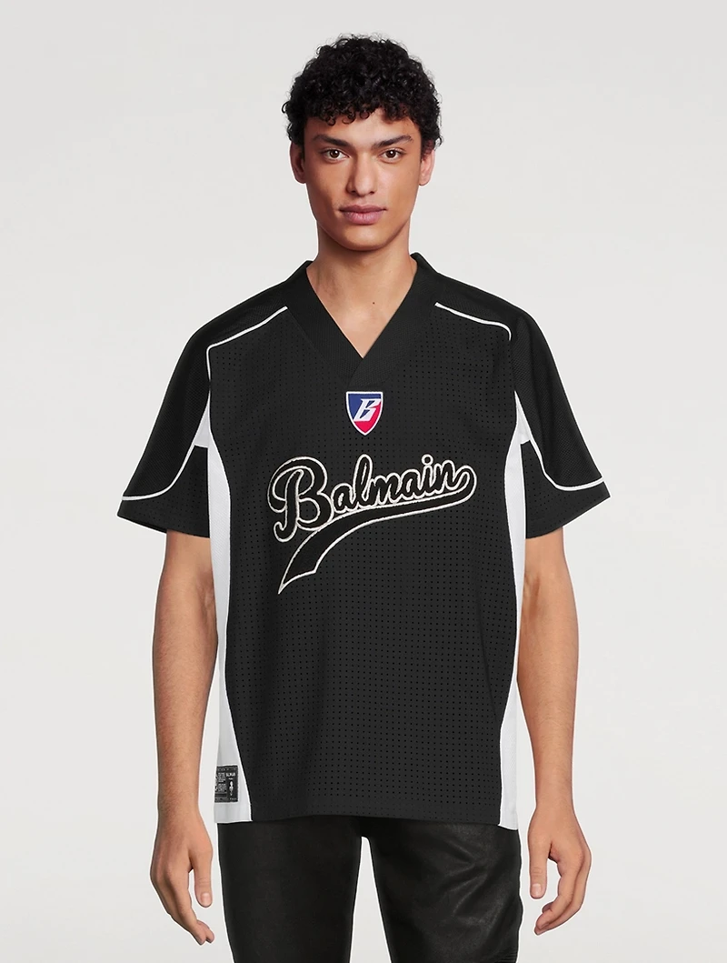 Mesh Oversized Hockey T-Shirt