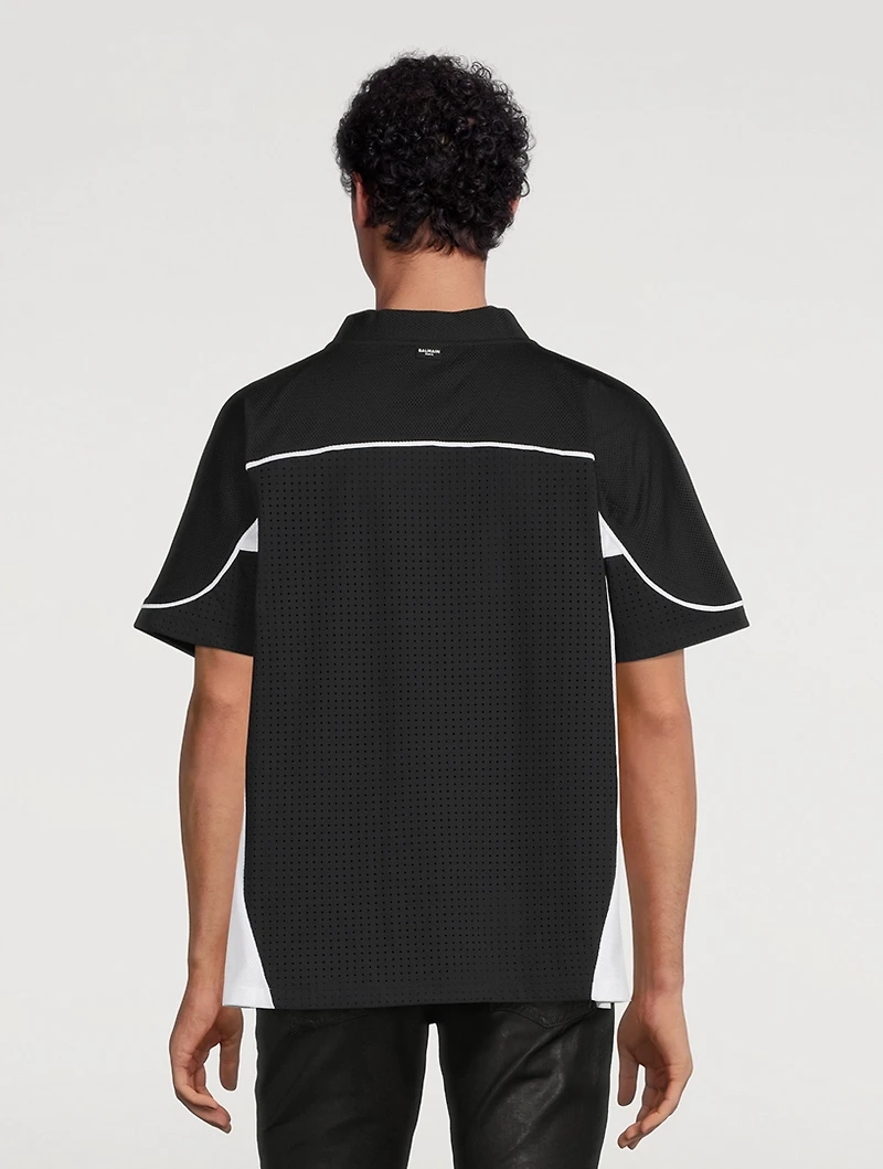 Mesh Oversized Hockey T-Shirt