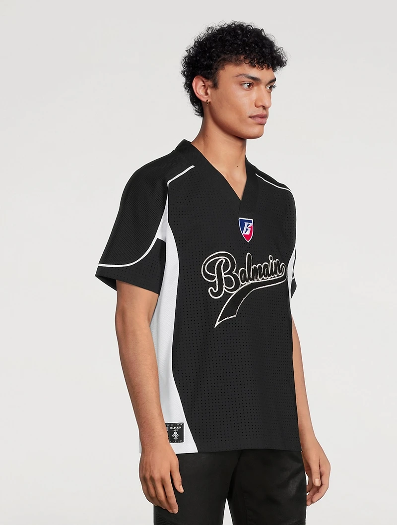 Mesh Oversized Hockey T-Shirt