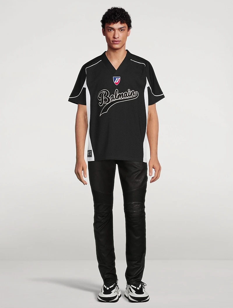 Mesh Oversized Hockey T-Shirt