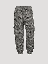 Nylon Monogram Cargo Pants
