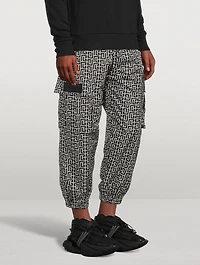 Nylon Monogram Cargo Pants