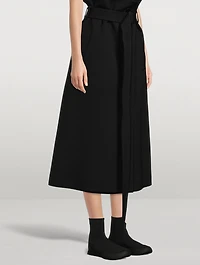 Benito Belted Midi Skirt