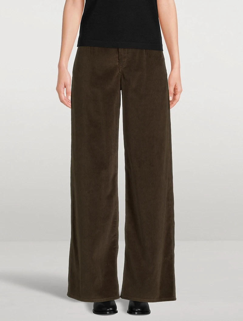 Eglitta Cotton And Cashmere Corduroy Pants