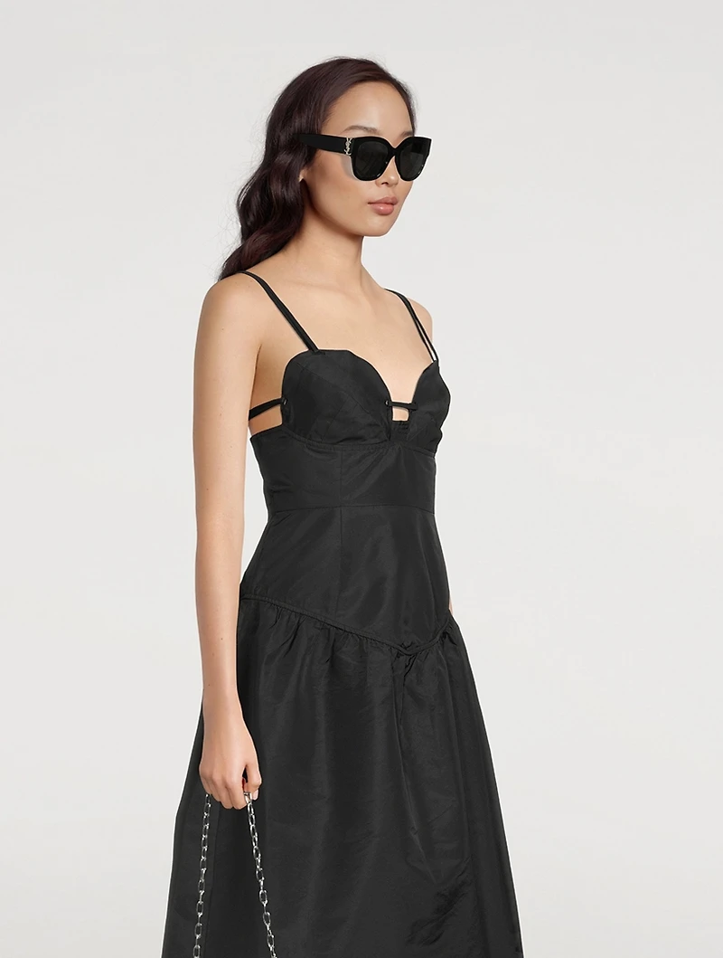 SL M95F YSL Monogram Cat Eye Sunglasses