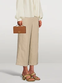 Valence Metallic Leather Mules
