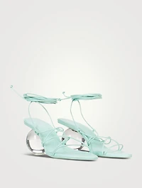 Su Ankle-Tie Leather Sandals