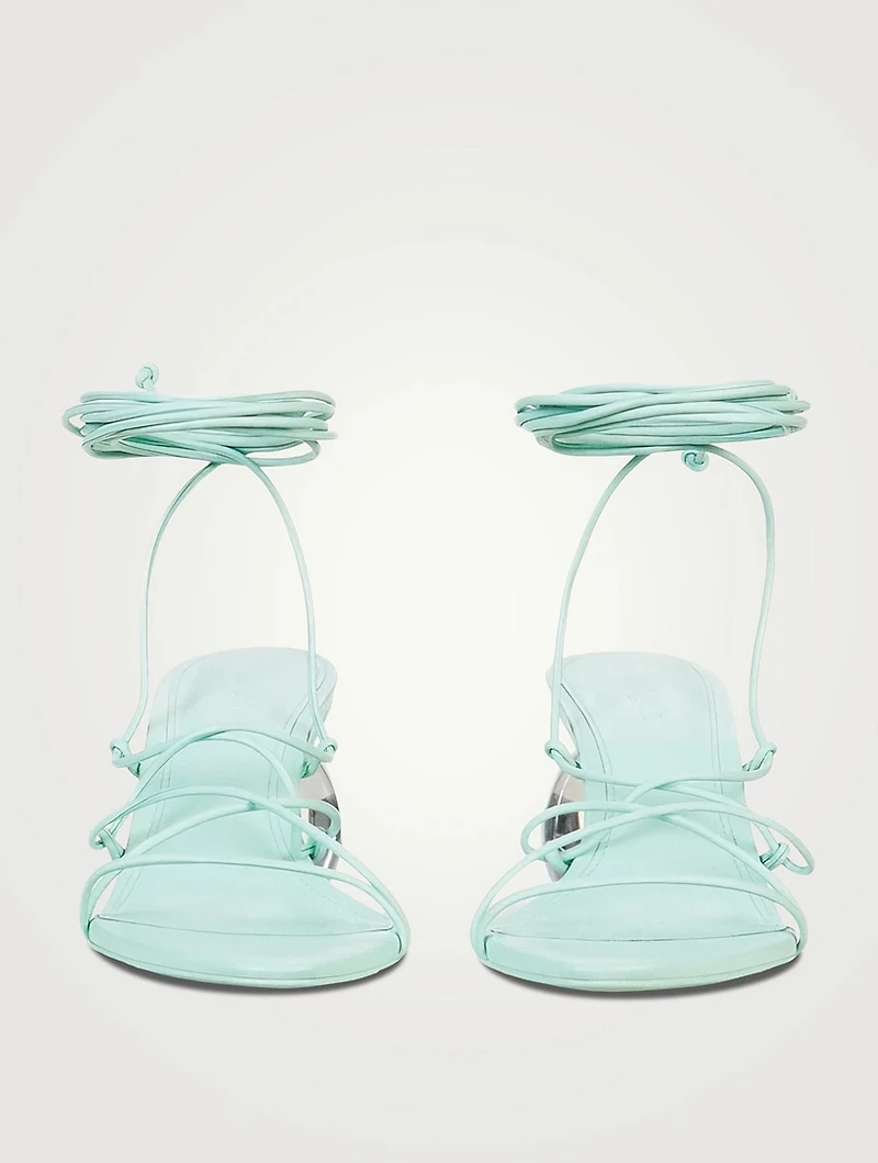 Su Ankle-Tie Leather Sandals