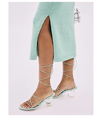 Su Ankle-Tie Leather Sandals