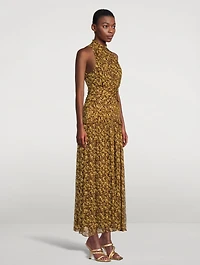 Carmela Printed Chiffon Dress