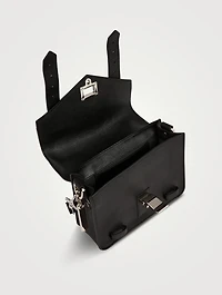 Mini PS1 Metallic Leather Crossbody Bag