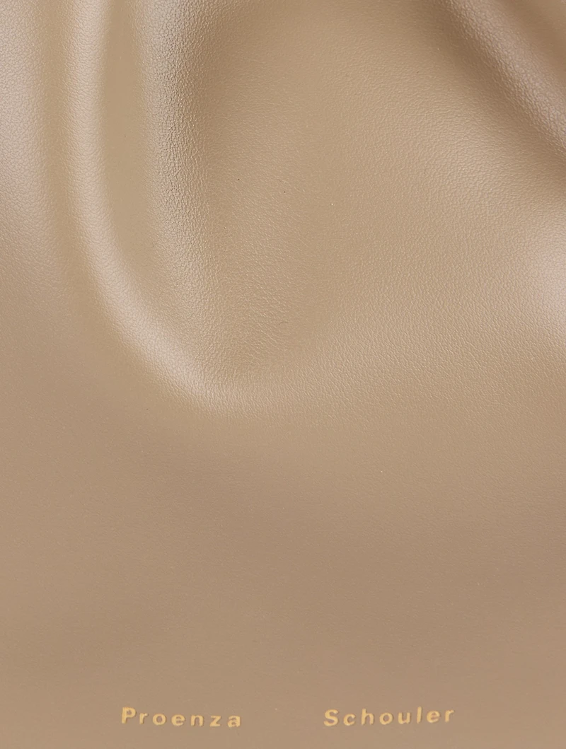 Small Ruched Leather Crossbody Bag