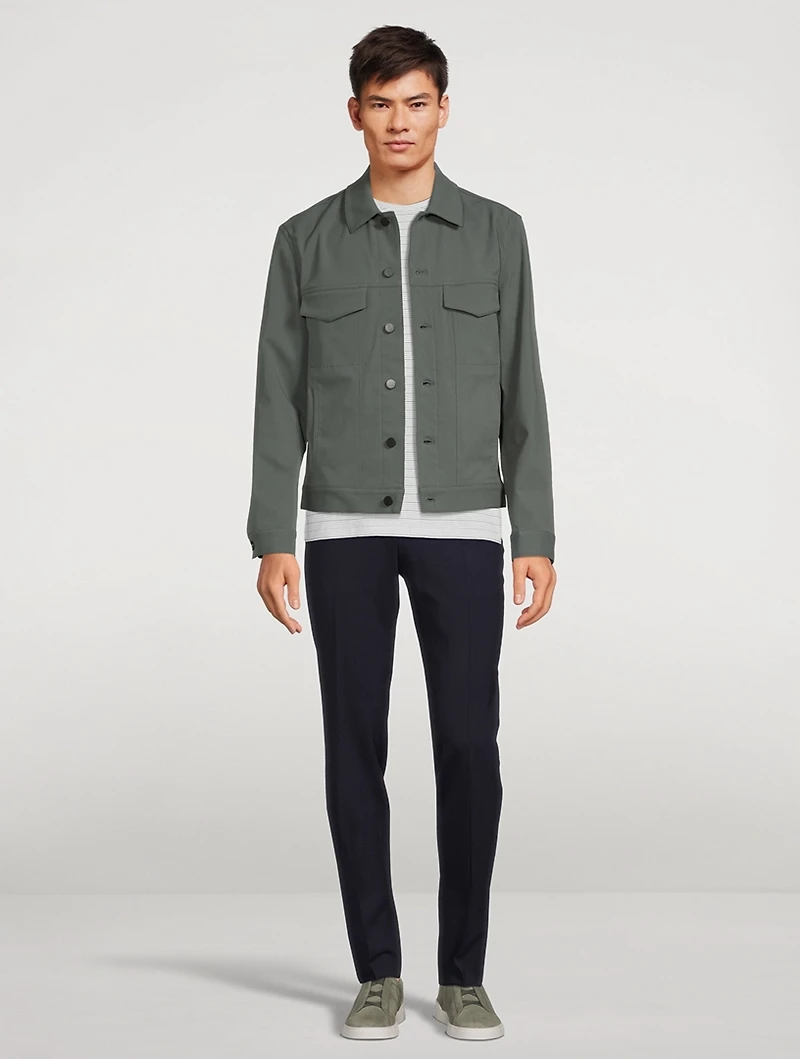 River Neoteric Twill Trucker Jacket