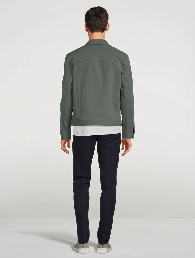 River Neoteric Twill Trucker Jacket