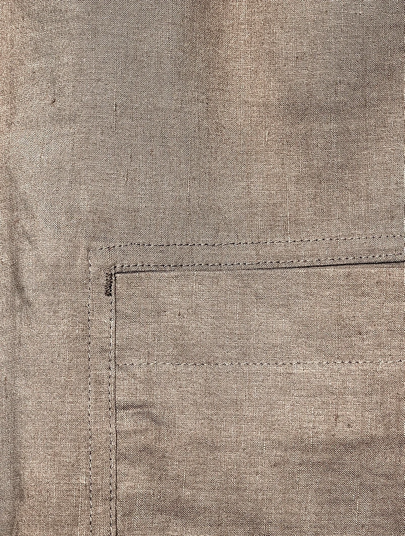 Linen-Blend Shirt Jacket
