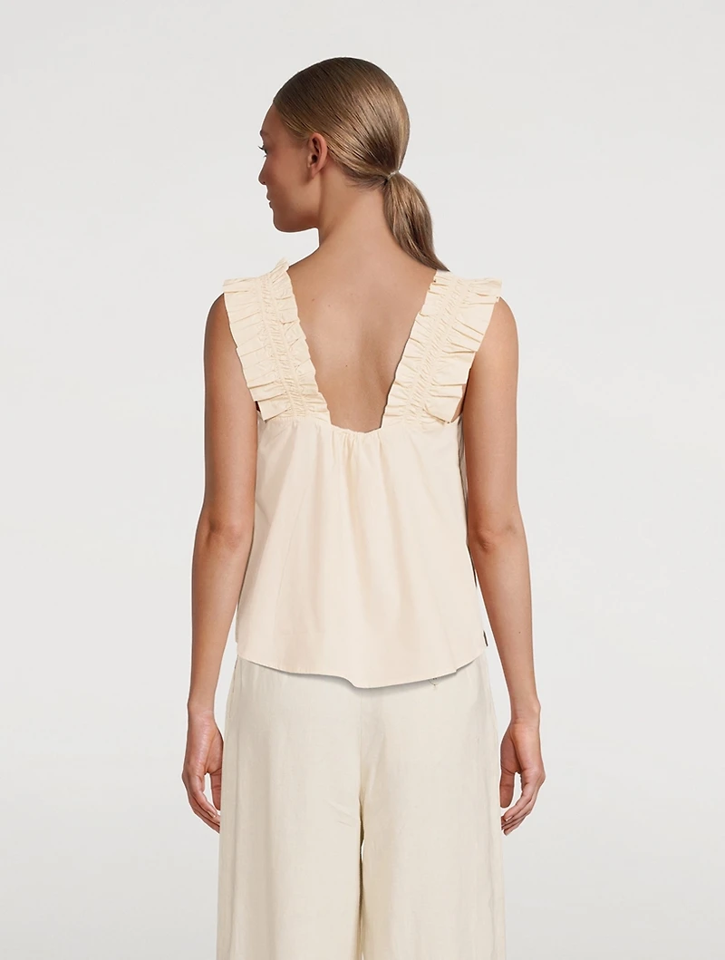 Gill Ruffled Tank Top