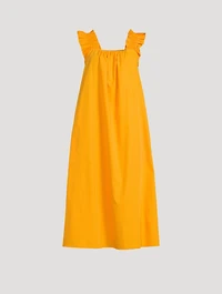 Gill Ruffled Midi Dress