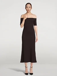 Tindra Off-The-Shoulder Midi Dress