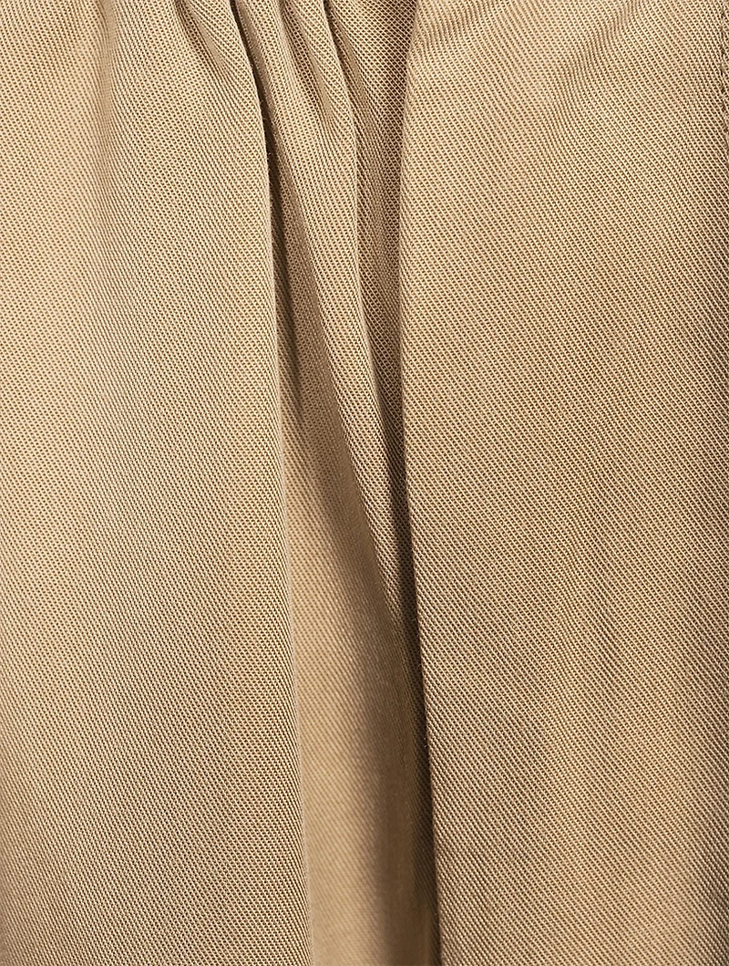 Milani Belted Wide-Leg Trousers