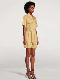 Sandra Belted Romper