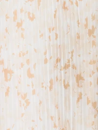 Scarlet Printed Plissé Dress