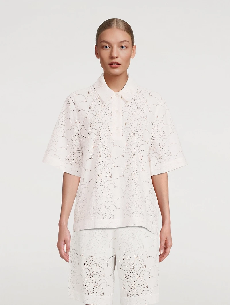 Karen Lace Polo Shirt