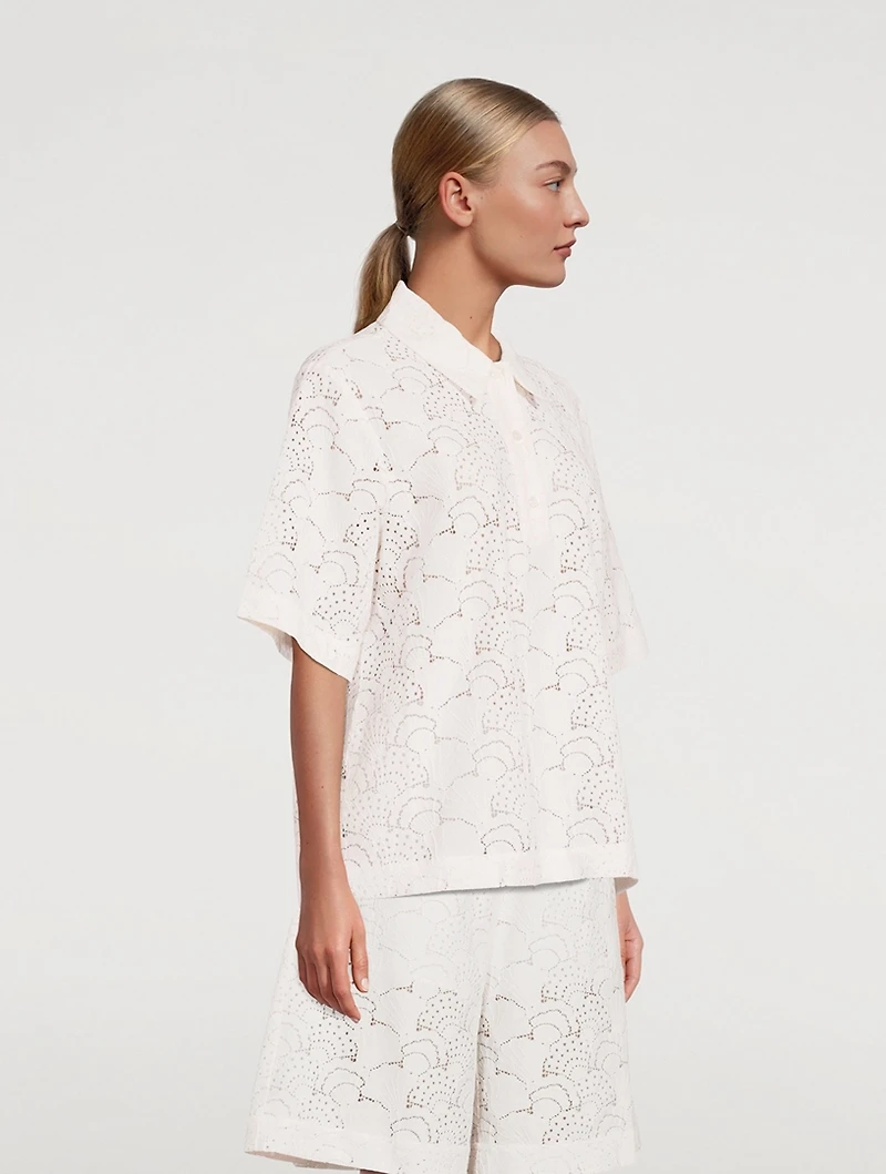 Karen Lace Polo Shirt