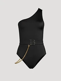 Belted One-Piece Swimsuit