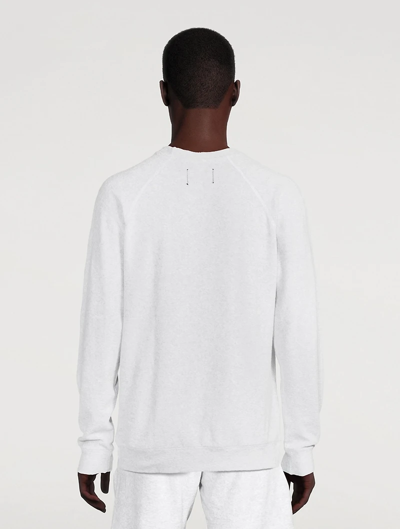 Towel Terry Crewneck Sweatshirt