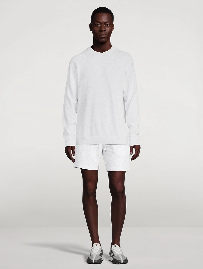 Towel Terry Crewneck Sweatshirt